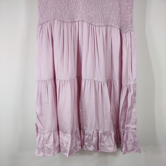 Olivaceous Silky Feeling Mini Dress, Size Medium - Picture 4 of 6